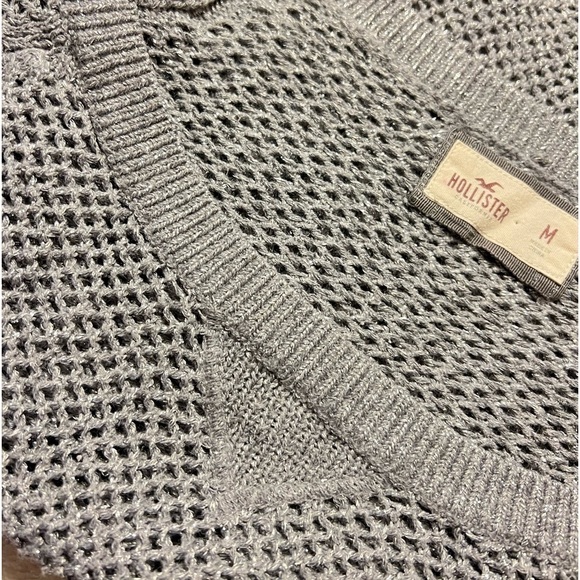 Hollister Open Weave Sparkling Sweater M - Picture 8 of 8